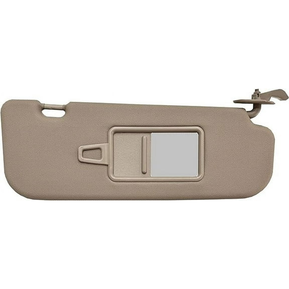Sun Visor Fits for 2011-2015 Hyundai Elantra Beige Without Light OE Quality 2MPLASTIC (Right - Passenger)