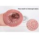 thumbnail image 4 of Paquete de 4 recogedores de pelo para desagüe de ducha, protectores duraderos para tapa de desagüe de ducha, tapón de obstrucción de pelo de silicona para baño, bañera WD.WDQZL Hogar, 4 of 6