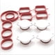 thumbnail image 2 of Modificación de coche aplicable a motor diésel 1/4/6*22/33MM Vortex Swirl Flap Kit de reparación y desmontaje - Rojo 33mm 4 piezas sin anillo dontodent Kuyhfg Sin marca, 2 of 5