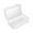 Clear, variant on QYROS Empty Piping Tips Storage Container, Piping Tips Storage Box with Fixed Pins, 42 Pegs Piping Tip Set Organizer Case, Cake Decorating Kit Storage Organizer (Clear)