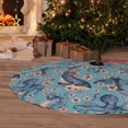 thumbnail image 6 of KLL 36" Christmas Tree Skirt Underwater Animals and Flowers Xmas Tree Skirts Mat for New Year Xmas Holiday Party Indoor Outdoor Home Decoration, 6 of 7