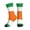 1 Black, variant on Women's Men's Flag Of Ireland Colorful Novelty Pattern Crew Athletic Socks
