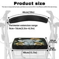 thumbnail image 6 of Jiueut Sunflower Elephant Medical Rollator Walker Seat & Back Cat Covers for Men 2 Piece Universal Rollator Walker Seat and Backrest Covers Driving Aid Cover for Seniors, 6 of 7