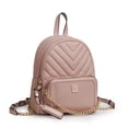 thumbnail image 2 of Victoria's Secret VS v Patrón De Cuero Pequeña Mochila Remache Cadena Decoración Mini Mujer Casual Bolsa Escolar, 2 of 4