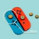 thumbnail image 2 of 4PCS Jusy thumb grip caps compatible with Nintendo Switch/OLED/Switch Lite, soft silicone Joy-Con joystick grips, 2 of 5