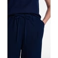thumbnail image 5 of Time and Tru Women's Wide Leg Linen Blend Pants, Sizes XS-4X, 5 of 6