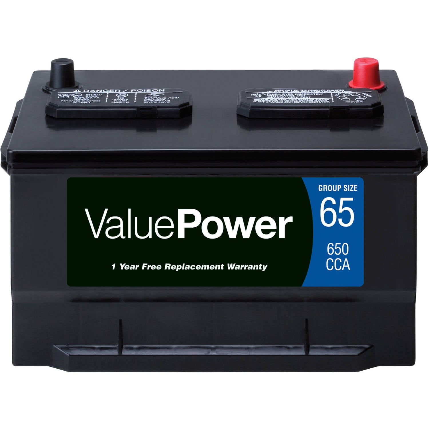 Auto Battery Dimensions Chart