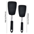 thumbnail image 3 of TIELUTT Silicone Kitchenware 2 Piece Silicone Leak Spatula Steak Spatula Set Kitchen Cooking Rice Cooker 3 Cups Kitchenware Organizer Rack Egg Cooker for Hard Boiled Eggs Food Cooker Dorm Cooker Set, 3 of 8