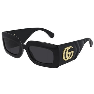 New Gucci Women\'s Gg0765SA 57mm Rectangle Sunglasses Gucci GG0765SA Sunglasses | FREE Shipping - Go-Optic.com main image 4