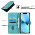 thumbnail image 2 of for Google Pixel 7 Pro Crossbody Wallet Case with Card Holder, Flip Folio Book Style Leather Shockproof Protective Phone Cover with Shoulder Strap/Lanyard for Google Pixel 7 Pro, Green, 2 of 8