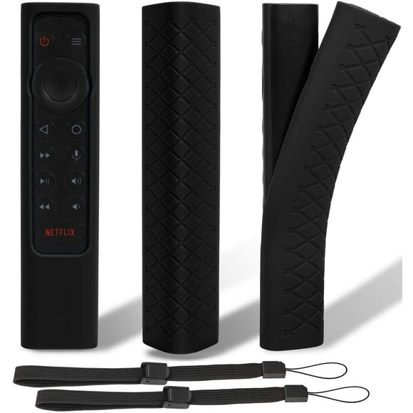 OOTSR 2 Pack Silicone Protective Case Cover Compatible with NVIDIA Shield TV Pro/4K HDR Remote Controller,