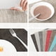 thumbnail image 3 of 4 Mantel Individual trenzado de Pvc de estilo europeo, resistente al calor, antideslizante, lavable, para mesa, tazón, taza, decoración, 6 uds., 3 of 5
