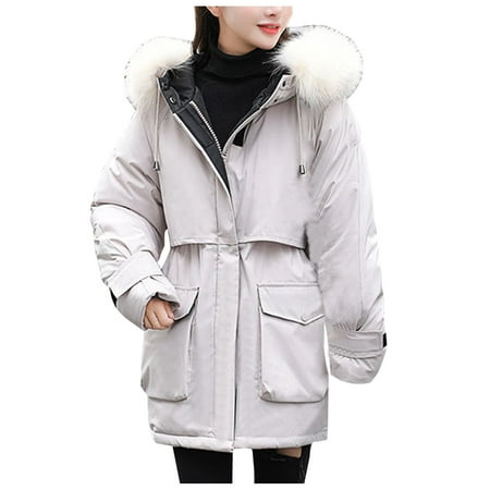 adviicd Jackets For Women Dressy Jacket Women Fashion Coat Outerwear Long Soft Solid Cotton-padded Jackets Women's Jackets Lightweight Winter Coats