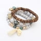 thumbnail image 3 of Pulseras para mujer, regalos para mujer, pulseras de cuentas multicapa, pulsera multicolor florida, pulsera WH, 3 of 3