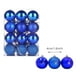thumbnail image 2 of Liquidación de Apmemiss: 24 bolas navideñas para árbol de Navidad. Decoraciones irrompibles para árbol de Navidad. Bolas colgantes grandes para decoración de fiestas, bodas y festividades (4-4 cm)., 2 of 5