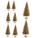 thumbnail image 1 of Matsuzay 8 piezas Mini Sisal árboles de Navidad ornamento miniatura nieve escarcha árbol de Navidad decoración Type11 NO11 Matsuzay HA001627-04, 1 of 6