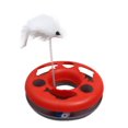 thumbnail image 2 of Jouet Interactif pour Chat Souris Mobile Ressort Disque Chaton Planche Roulante, 2 of 5