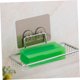 thumbnail image 4 of Hytrove Soporte De Jabón De Acero Inoxidable Plateado Para Cocina Con Drenante Y Montaje Adhesivo En Pared, 4 of 8