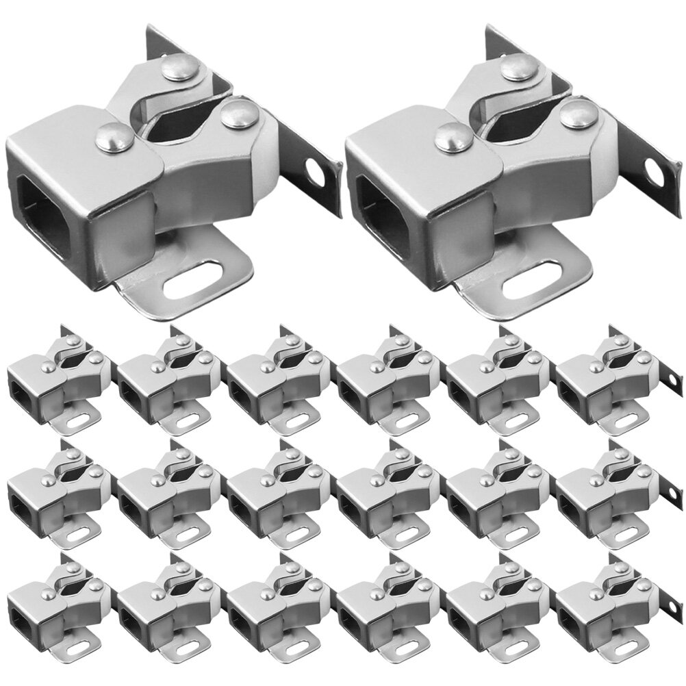 20pcs Latches And Catches Double Roller Catches for Cupboard