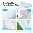 thumbnail image 5 of Quictent 25x10x6.6 FT Portable Large Walk-in Greenhouse 2 Doors 7 Crossbars, Large Walk-in Greenhouse Heavy Duty Gardening Plant Hot House for Outdoor, White, 5 of 7