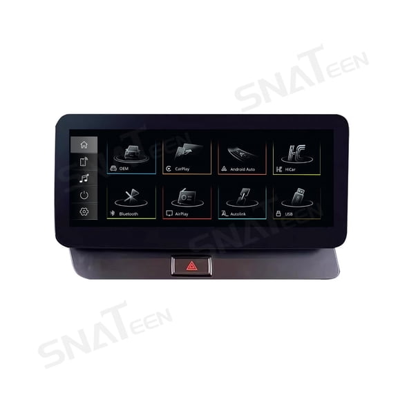 SNATEEN 10.25 inch Linux Carplay Screen/Radio/Multimedia Player for Audi Q5 2009-2017 Universal Car Navigation/GPS Upgrade Headunit Display 1080P Touch Screen Replace System