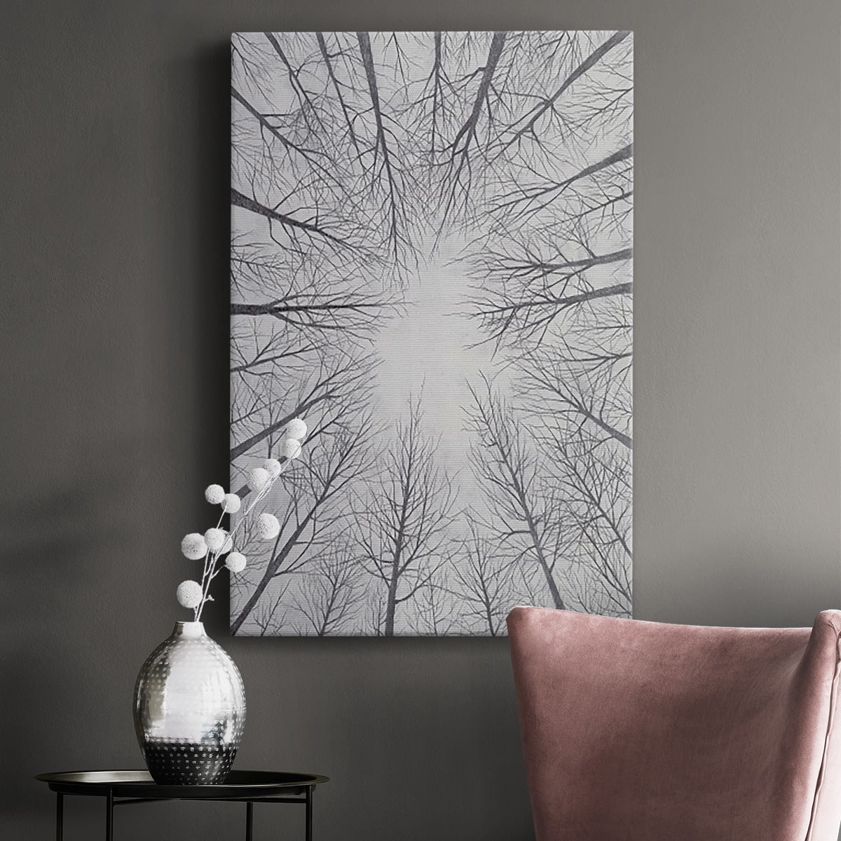 Deciduous Canopy II Premium Gallery Wrapped Canvas - Ready to Hang