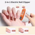 thumbnail image 6 of Fofosbeauty Automatic Nail Clipper, 2 in-1 Electric Nail Clipper and Nail Polisher,USB Rechargeable Baby Nail Clippers with Light,Suitable for Babies,Women Manicure（White Orange）, 6 of 6