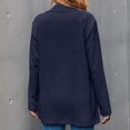thumbnail image 2 of Gubotare Women's Blazers and Suit Jackets Women's Casual Work Office Blazer Jacket Open Front Work Office Open Front Blazer Jacket (Navy,S), 2 of 4