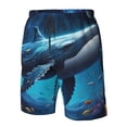 thumbnail image 4 of Vsdgher Colorful Ocean Whale Men's Beach Shorts, Surfing shorts, Swim trunks, Quick Dry Swim Trunks for Surfing Beach Fun -X-Large, 4 of 6