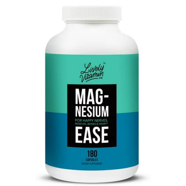 Lively Vitamin Co. Magnesium Ease Chelated Highly Bioavailable