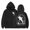 1-Black175, variant on Byoo Toddler Boy's Whale Print Hoodie Sweatshirt Long Sleeve Animal Pullover Top Outerwear Soft Casual Sweatshirts
