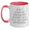 White/Pink, variant on Gifts from Friends for Alaskan Malamute Dog Lovers - Funny Two Tone Coffee Mug, If My Alaskan Malamute Doesn't Like You, We Can't Be Friends. Birthday Unique Gifts