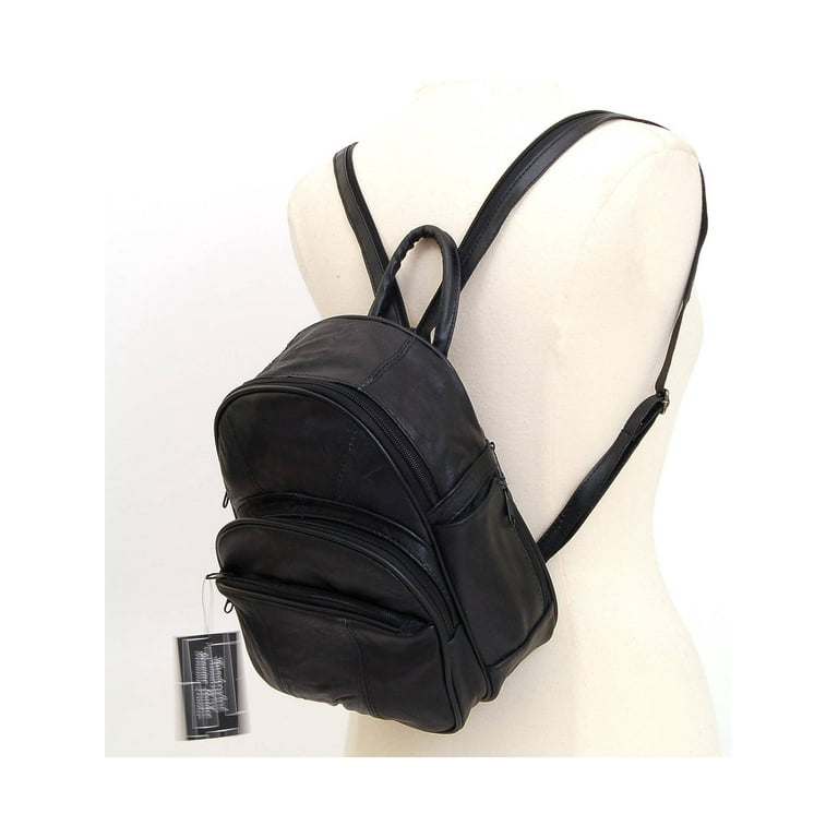 Genuine leather mini backpack cheap