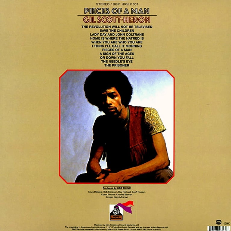 Gil Scott-Heron, Vinyl, Pieces of a Man, Limited Edition 180G