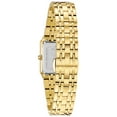 thumbnail image 2 of Bulova Women's Modern Quadra Gold-Tone Stainless Steel Watch 97P140, 2 of 4
