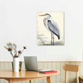 thumbnail image 2 of JEUXUS Adecuado Bird Wall Art set of Modern Style Canvas Paintings Heron Pictures Framed Bird Prints Artwork Gray Retro Vintage Home Decor Hang for Living Room Bedroom Bathroom 16x20in, 2 of 4