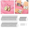 thumbnail image 4 of veasfak 50Pcs Sublimation Blank Earrings, Unfinished Printing Teardrop Transfer Earring, 4 of 9
