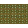 thumbnail image 1 of Ahgly Company Machine Washable Indoor Rectangle Transitional Dark Yellow Green Area Rugs, 2' x 5', 1 of 7