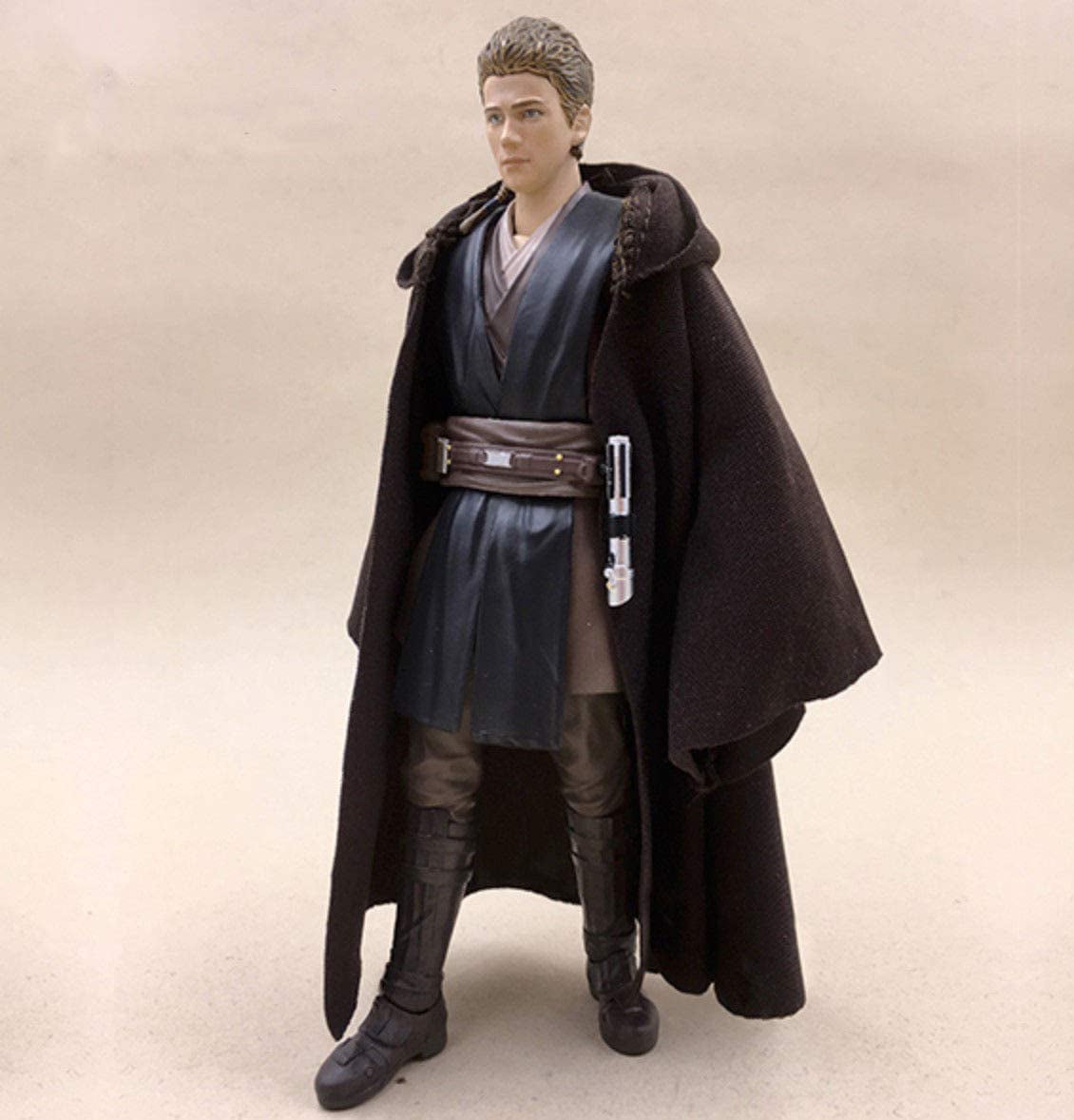 Details about   1/12th SHF Star Wars Anakin Skywalker Jedi Knight Black Cloth Robe no figure