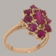 thumbnail image 2 of LBG British Made Solid 18k Rose Gold ring with Natural Ruby Womens Engagement Ring - 33 size options - Size 9.75, 2 of 6