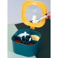 thumbnail image 4 of 1pc Multi-functional Kitchen Seasoning Box With Cover And Four Compartments For Sugar, Monosodium Glutamate, Salt And Other Spices Storage, 4 of 5