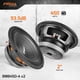 thumbnail image 2 of PRV Audio Altavoz de bajo Medio de 8 Pulgadas 8MB450-4 v2, Potencia de Programa de 450 vatios, Bobina de Voz de 2 Pulgadas, 4 ohmios, 225 vatios RMS Pro Audio Woofer de bajo Medio (Individual), 2 of 14