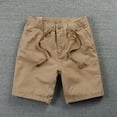 thumbnail image 2 of Ketyyh-chn99 Men Shorts Cargo Shorts Elasticated Waist Casual Pants Shorts Khaki,3XL, 2 of 5