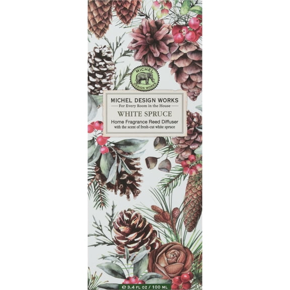 Michel Design Works Home Fragrance Reed Diffuser, White Spruce (823362)