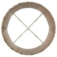 thumbnail image 3 of Copper Circles Medium Drum Lamp Shade 13" Top x 14" Bottom x 11" High (Spider) Replacement with Harp and Finial - CintBllTer, 3 of 7