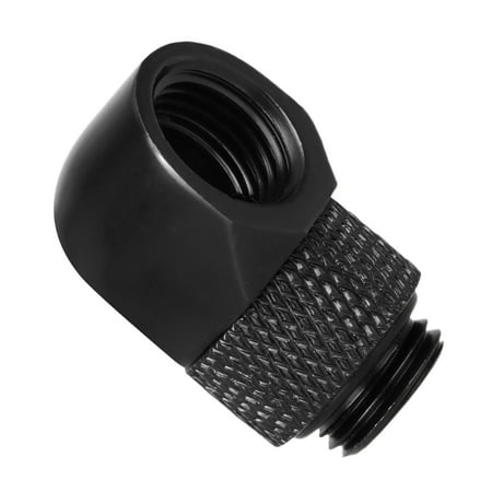 Cooling Tube - Water Cooling Tube Connector, EEEKit G1/4 90 Degrees Inner Outer Brass Computer Water Liquid Cooling Rotating Connector