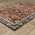 thumbnail image 2 of Oriental Weavers Eliana Area Rug - ELI12 - 2'3" x 7'6" - in Rust Red/ Blue - Vintage Inspired, Stain Resistant, Family and Pet Friendly , Entryway, Hallway Runner Rug, 2 of 5