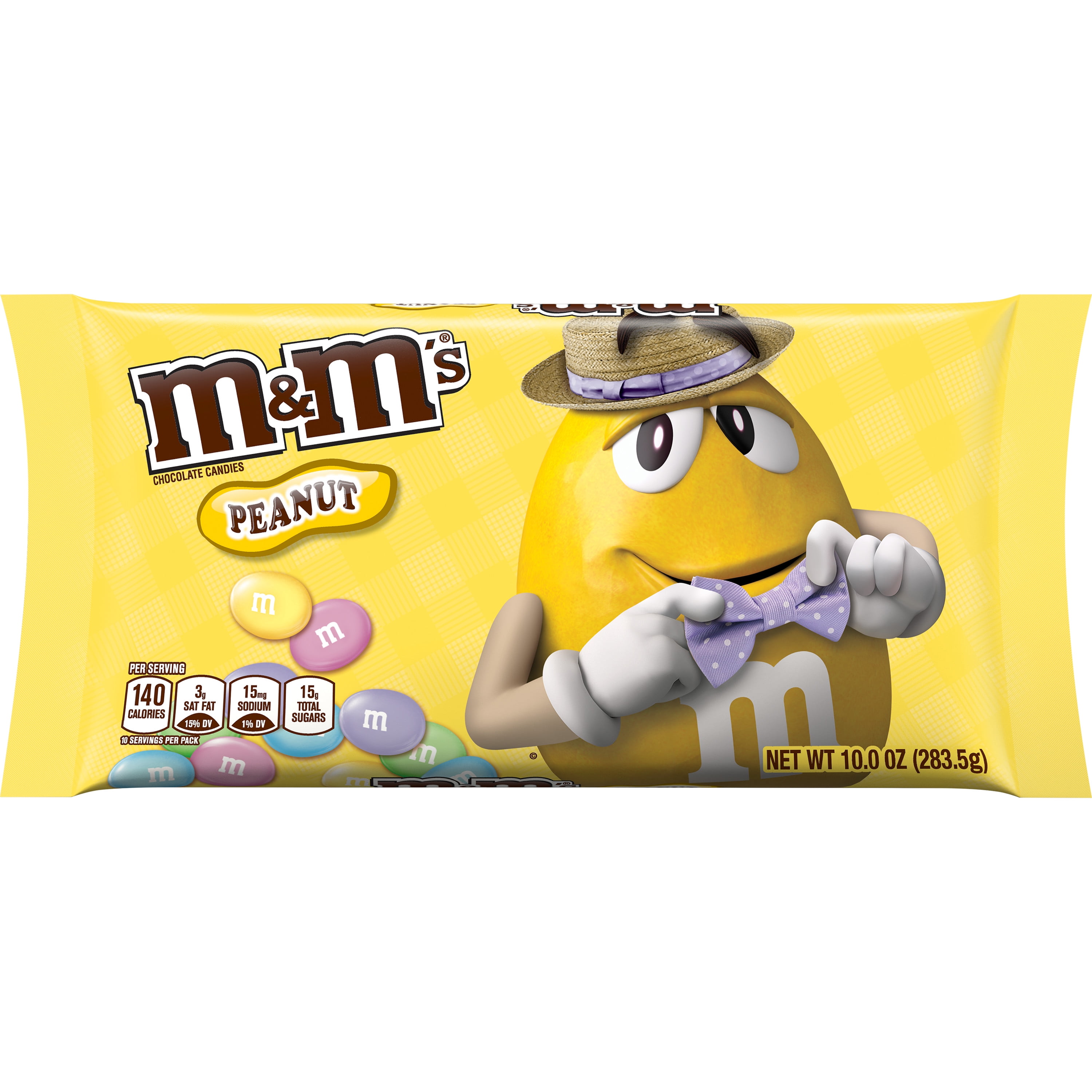 M&M'S Peanut Chocolate Easter Candy, 10Ounce Bag
