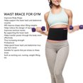 thumbnail image 4 of Fintess Cintura Brace Entrenamiento Cintura Brace Cinturón de Soporte Lumbar Profesional Ajustable con Bolsillo para Moldear el Cuerpo Fitness ANGGREK  Otros, 4 of 8
