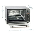 Elite Cuisine 23Liter Toaster Oven with Rotisserie